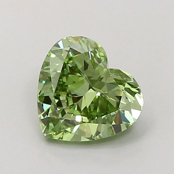 Loose Diamond - HEART 1.04ct Fancy Vivid Green VVS2: Loose Diamond - HEART 1.04ct Fancy Vivid Green VVS2 Source: This is a real non-mined Diamond that has been grown in a lab Shape: HEART Carats: 1.04 Color: Fancy Vivid Green Certification: IGI Video: