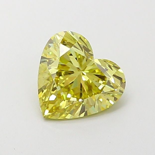 Loose Diamond - HEART 1.05ct Fancy Intense Yellow VS2: Loose Diamond - HEART 1.05ct Fancy Intense Yellow VS2 Source: This is a real non-mined Diamond that has been grown in a lab Shape: HEART Carats: 1.05 Color: Fancy Intense Yellow Certification: IGI Vid