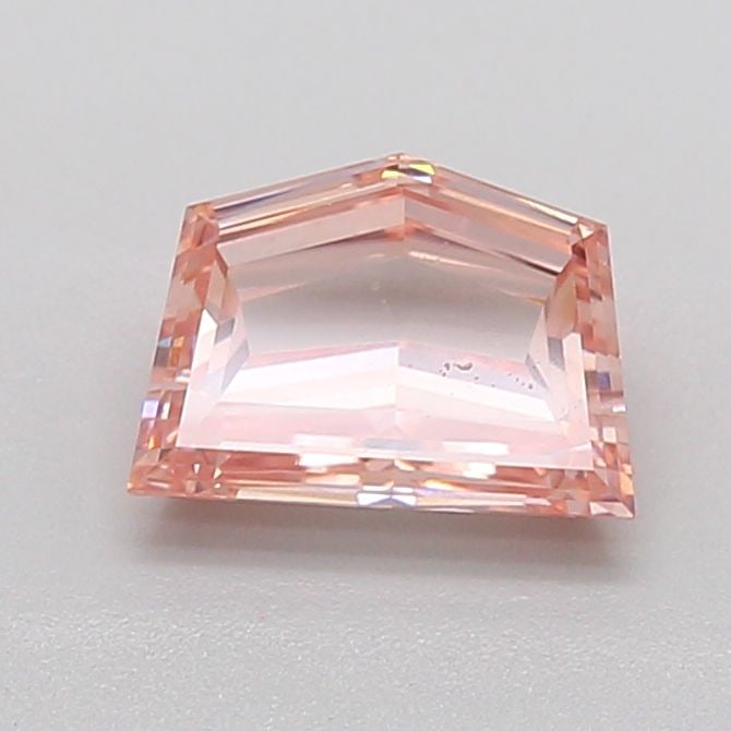 Loose Diamond - PENTAGONAL 1.12ct Fancy Pinkish Orange VS1: Loose Diamond - PENTAGONAL 1.12ct Fancy Pinkish Orange VS1 Source: This is a real non-mined Diamond that has been grown in a lab Shape: PENTAGONAL Carats: 1.12 Color: Fancy Pinkish Orange Certificatio