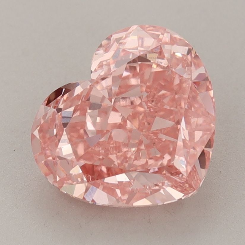 Loose Diamond - HEART 2.71ct Fancy Vivid Pink VS1: Loose Diamond - HEART 2.71ct Fancy Vivid Pink VS1 Source: This is a real non-mined Diamond that has been grown in a lab Shape: HEART Carats: 2.71 Color: Fancy Vivid Pink Certification: IGI Video: