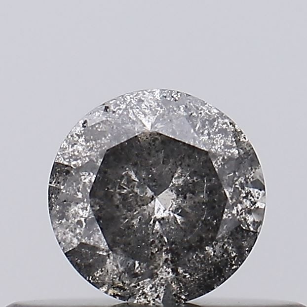 Loose Diamond - ROUND 0.31ct Salt and Pepper I3: Loose Diamond - ROUND 0.31ct Salt and Pepper I3 Source: Natural Shape: ROUND Carats: 0.31 Color: Salt and Pepper Certification: NONE Video: