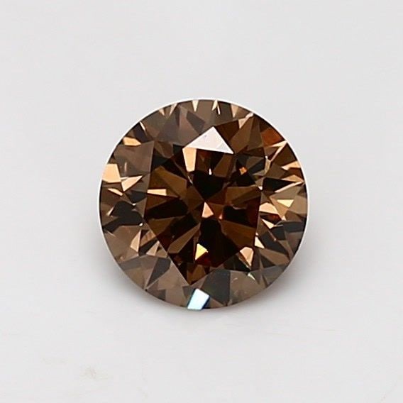 Loose Diamond - ROUND 0.7ct Fancy Dark Orangy Brown VS1: Loose Diamond - ROUND 0.7ct Fancy Dark Orangy Brown VS1 Source: Natural Shape: ROUND Carats: 0.7 Color: Fancy Dark Orangy Brown Certification: GIA Video: