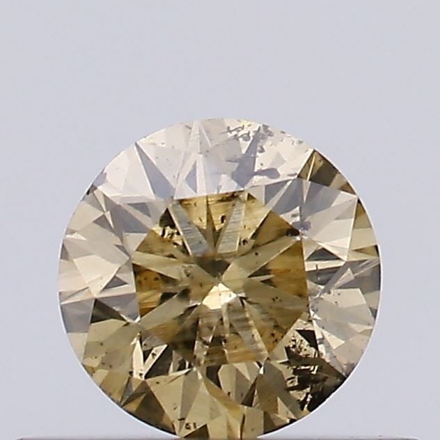 Loose Diamond - ROUND 0.31ct Fancy Light Brown I1: Loose Diamond - ROUND 0.31ct Fancy Light Brown I1 Source: Natural Shape: ROUND Carats: 0.31 Color: Fancy Light Brown Certification: NONE Video: