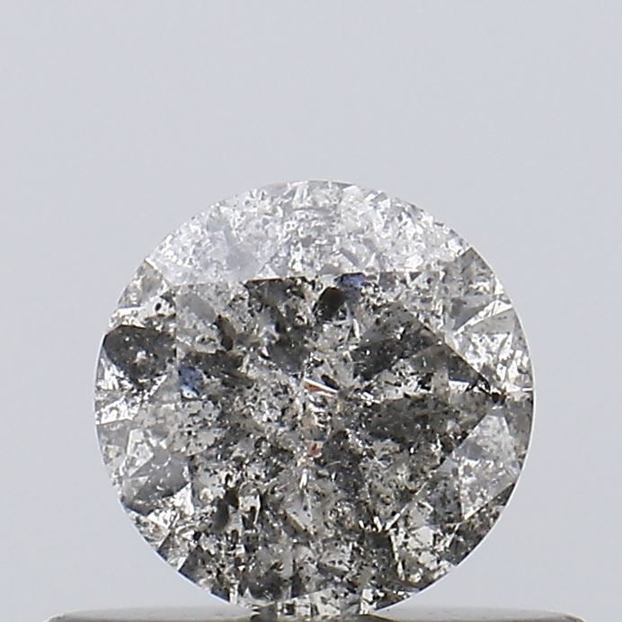 Loose Diamond - ROUND 0.39ct Salt and Pepper I3: Loose Diamond - ROUND 0.39ct Salt and Pepper I3 Source: Natural Shape: ROUND Carats: 0.39 Color: Salt and Pepper Certification: NONE Video: