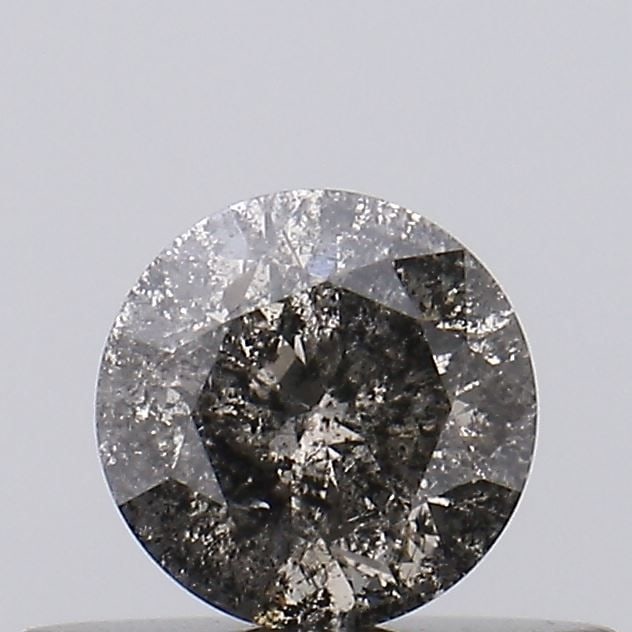Loose Diamond - ROUND 0.29ct Salt and Pepper I3: Loose Diamond - ROUND 0.29ct Salt and Pepper I3 Source: Natural Shape: ROUND Carats: 0.29 Color: Salt and Pepper Certification: NONE Video: