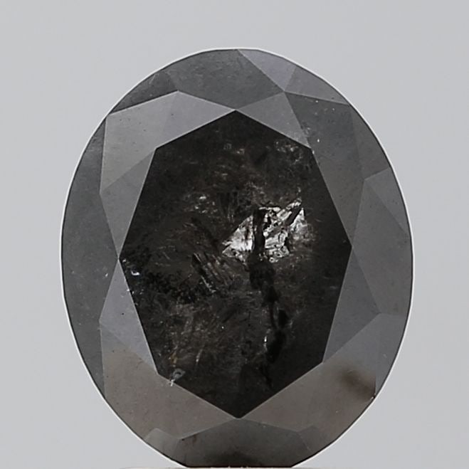 Loose Diamond - OVAL 2.58ct Salt and Pepper VS1: Loose Diamond - OVAL 2.58ct Salt and Pepper VS1 Source: Natural Shape: OVAL Carats: 2.58 Color: Salt and Pepper Certification: NONE Video: