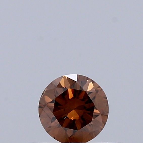 Loose Diamond - ROUND 0.17ct Fancy Brown SI1: Loose Diamond - ROUND 0.17ct Fancy Brown SI1 Source: Natural Shape: ROUND Carats: 0.17 Color: Fancy Brown Certification: NONE Video: