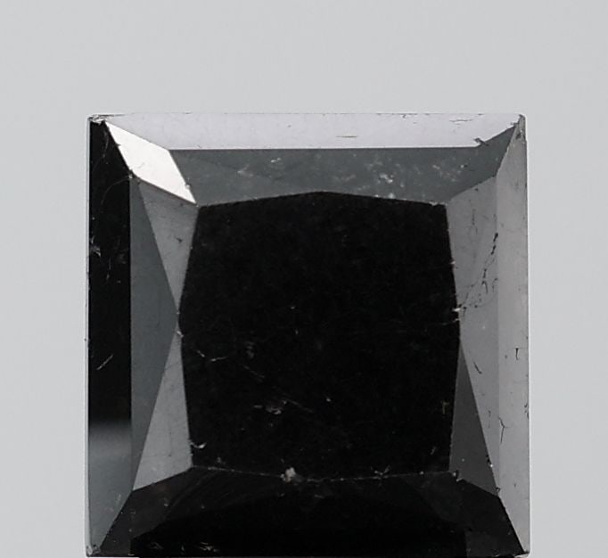 Loose Diamond - PRINCESS 3.9ct Fancy Black VS2 (1 of 1)