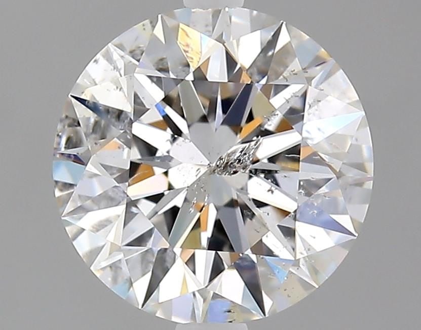 Loose Diamond - ROUND 2.07ct F I2: Loose Diamond - ROUND 2.07ct F I2 Source: Natural Shape: ROUND Carats: 2.07 Color: F Clarity: I2 Certification: GIA Video:
