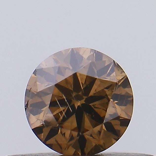 Loose Diamond - ROUND 0.28ct Fancy Brown SI2: Loose Diamond - ROUND 0.28ct Fancy Brown SI2 Source: Natural Shape: ROUND Carats: 0.28 Color: Fancy Brown Certification: NONE Video: