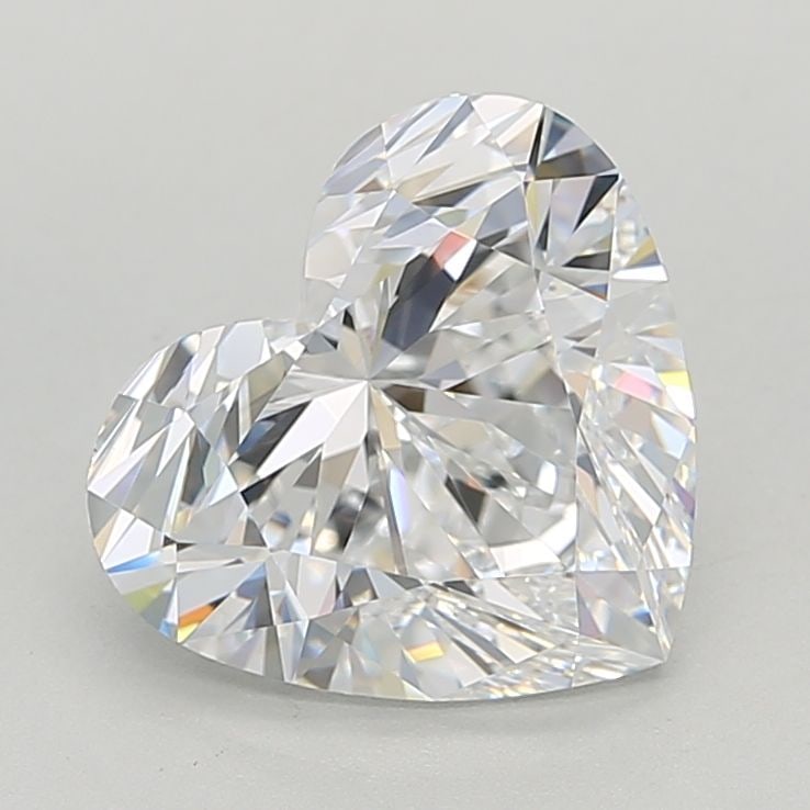 Loose Diamond - HEART 4.23ct D IF: Loose Diamond - HEART 4.23ct D IF Source: This is a real non-mined Diamond that has been grown in a lab Shape: HEART Carats: 4.23 Color: D Clarity: IF Certification: IGI Video: Video Link The