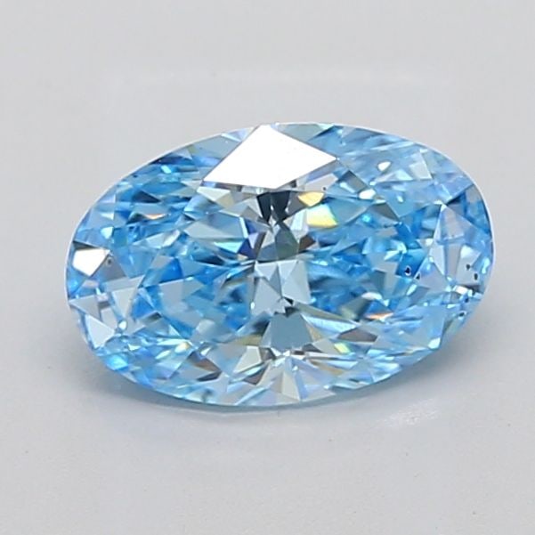 Loose Diamond - OVAL 2.04ct Fancy Vivid Blue VS2: Loose Diamond - OVAL 2.04ct Fancy Vivid Blue VS2 Source: This is a real non-mined Diamond that has been grown in a lab Shape: OVAL Carats: 2.04 Color: Fancy Vivid Blue Certification: IGI Video: