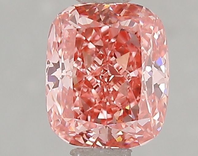 Loose Diamond - CUSHION MODIFIED 1.08ct Fancy Vivid Pink VS1: Loose Diamond - CUSHION MODIFIED 1.08ct Fancy Vivid Pink VS1 Source: This is a real non-mined Diamond that has been grown in a lab Shape: CUSHION MODIFIED Carats: 1.08 Color: Fancy Vivid Pink