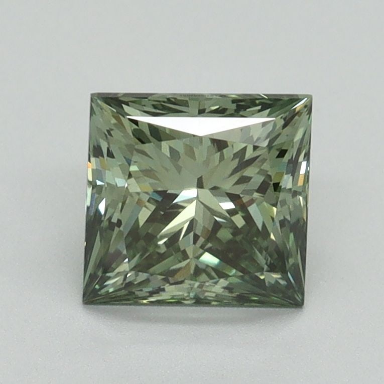 Loose Diamond - PRINCESS 1.28ct Fancy Vivid Green VVS2: Loose Diamond - PRINCESS 1.28ct Fancy Vivid Green VVS2 Source: This is a real non-mined Diamond that has been grown in a lab Shape: PRINCESS Carats: 1.28 Color: Fancy Vivid Green Certification: IGI