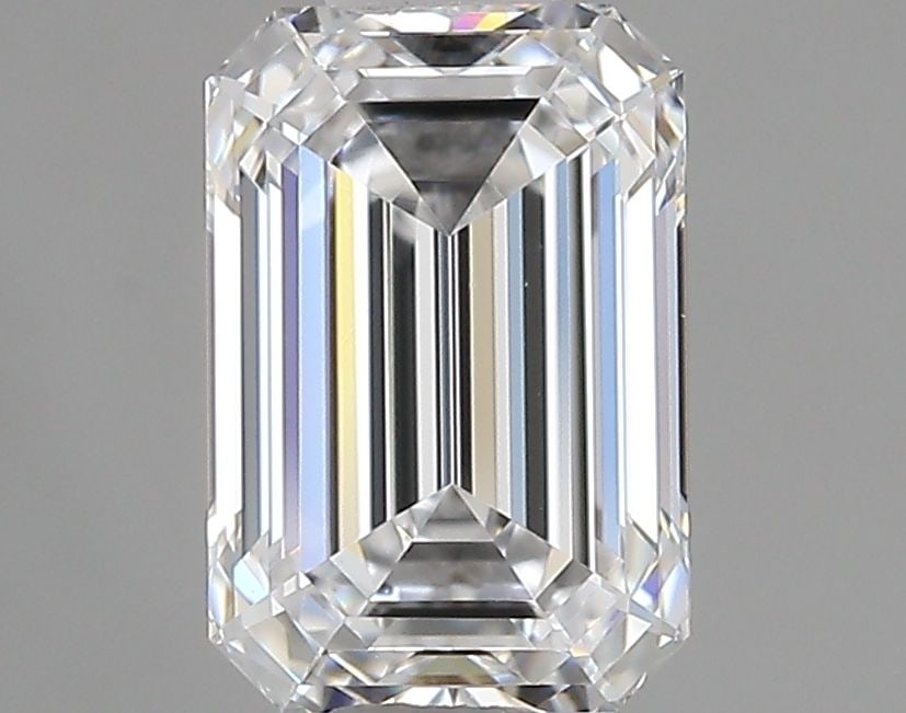 Loose Diamond - EMERALD 1.01ct D VVS2: Loose Diamond - EMERALD 1.01ct D VVS2 Source: This is a real non-mined Diamond that has been grown in a lab Shape: EMERALD Carats: 1.01 Color: D Clarity: VVS2 Certification: IGI Video: