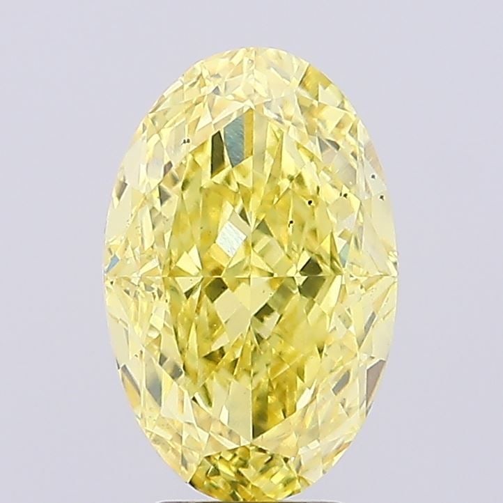 Loose Diamond - OVAL 5.09ct Fancy Intense Yellow VS2: Loose Diamond - OVAL 5.09ct Fancy Intense Yellow VS2 Source: This is a real non-mined Diamond that has been grown in a lab Shape: OVAL Carats: 5.09 Color: Fancy Intense Yellow Certification: IGI