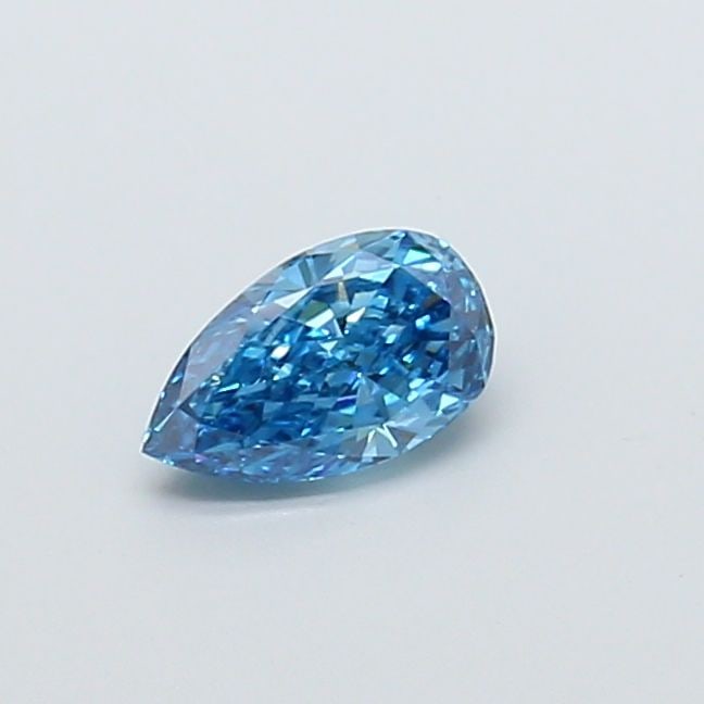 Loose Diamond - PEAR 0.78ct Fancy Vivid Blue VVS2: Loose Diamond - PEAR 0.78ct Fancy Vivid Blue VVS2 Source: This is a real non-mined Diamond that has been grown in a lab Shape: PEAR Carats: 0.78 Color: Fancy Vivid Blue Certification: IGI Video: