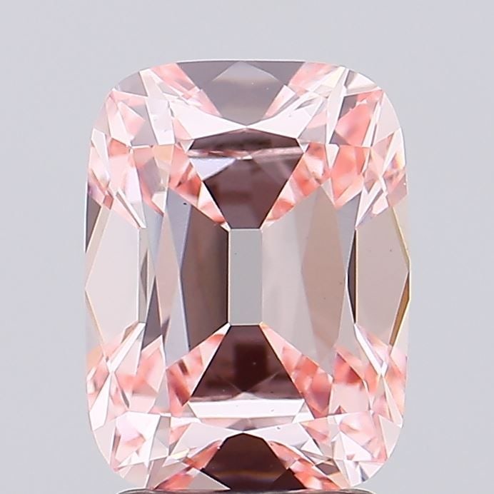 Loose Diamond - CUSHION BRILLIANT 2.59ct Fancy Intense Pink VS1: Loose Diamond - CUSHION BRILLIANT 2.59ct Fancy Intense Pink VS1 Source: This is a real non-mined Diamond that has been grown in a lab Shape: CUSHION BRILLIANT Carats: 2.59 Color: Fancy Intense Pink Ce