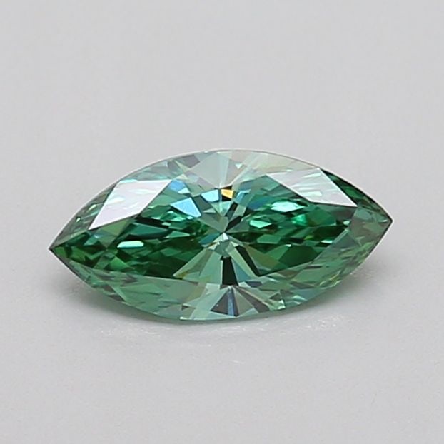 Loose Diamond - MARQUISE 0.43ct Fancy Vivid Green VVS2 (1 of 1)