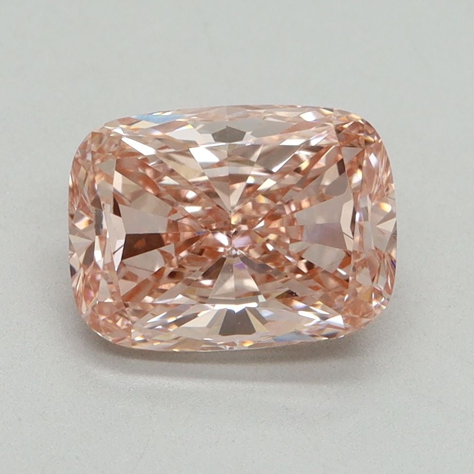Loose Diamond - CUSHION BRILLIANT 2.09ct Fancy Vivid Pink VS1: Loose Diamond - CUSHION BRILLIANT 2.09ct Fancy Vivid Pink VS1 Source: This is a real non-mined Diamond that has been grown in a lab Shape: CUSHION BRILLIANT Carats: 2.09 Color: Fancy Vivid Pink Certif