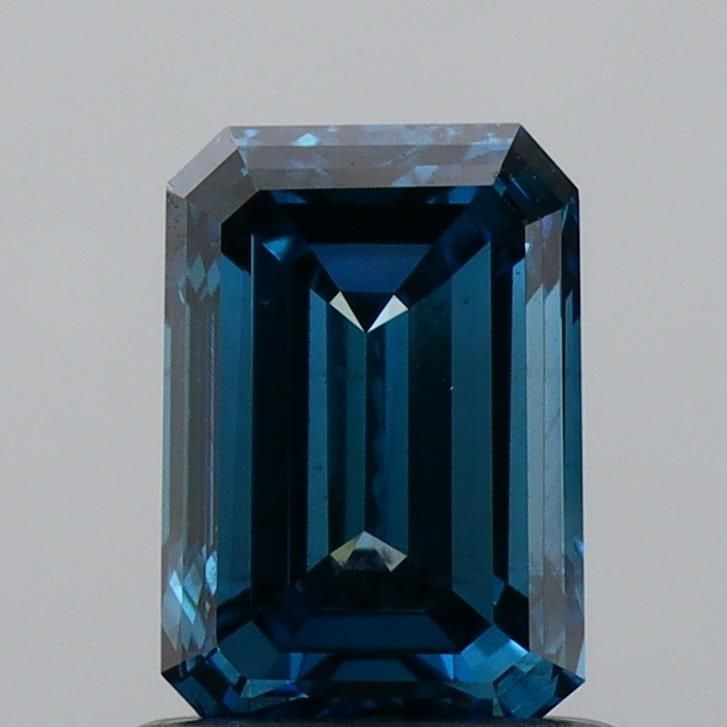 Loose Diamond - EMERALD 1.03ct Fancy Vivid Blue SI1: Loose Diamond - EMERALD 1.03ct Fancy Vivid Blue SI1 Source: This is a real non-mined Diamond that has been grown in a lab Shape: EMERALD Carats: 1.03 Color: Fancy Vivid Blue Certification: IGI Video: