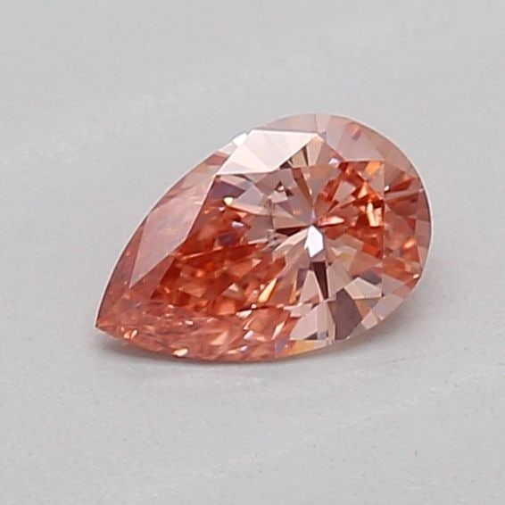 Loose Diamond - PEAR 0.2ct Fancy Pinkish Brown VS2: Loose Diamond - PEAR 0.2ct Fancy Pinkish Brown VS2 Source: This is a real non-mined Diamond that has been grown in a lab Shape: PEAR Carats: 0.2 Color: Fancy Pinkish Brown Certification: IGI Video: