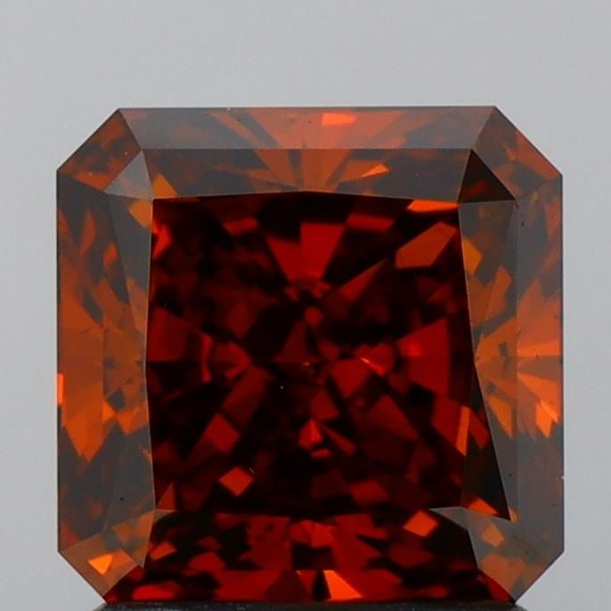 Loose Diamond - SQUARE RADIANT 1.52ct Fancy Deep Orange VS1: Loose Diamond - SQUARE RADIANT 1.52ct Fancy Deep Orange VS1 Source: This is a real non-mined Diamond that has been grown in a lab Shape: SQUARE RADIANT Carats: 1.52 Color: Fancy Deep Orange Certificat