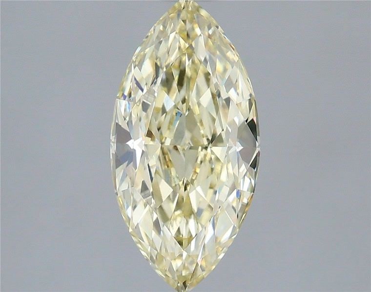 Loose Diamond - MARQUISE 2.1ct Fancy Yellow VS1: Loose Diamond - MARQUISE 2.1ct Fancy Yellow VS1 Source: This is a real non-mined Diamond that has been grown in a lab Shape: MARQUISE Carats: 2.1 Color: Fancy Yellow Certification: IGI Video: