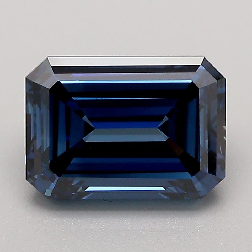 Loose Diamond - EMERALD 2.51ct Fancy Deep Blue VS1 (1 of 1)