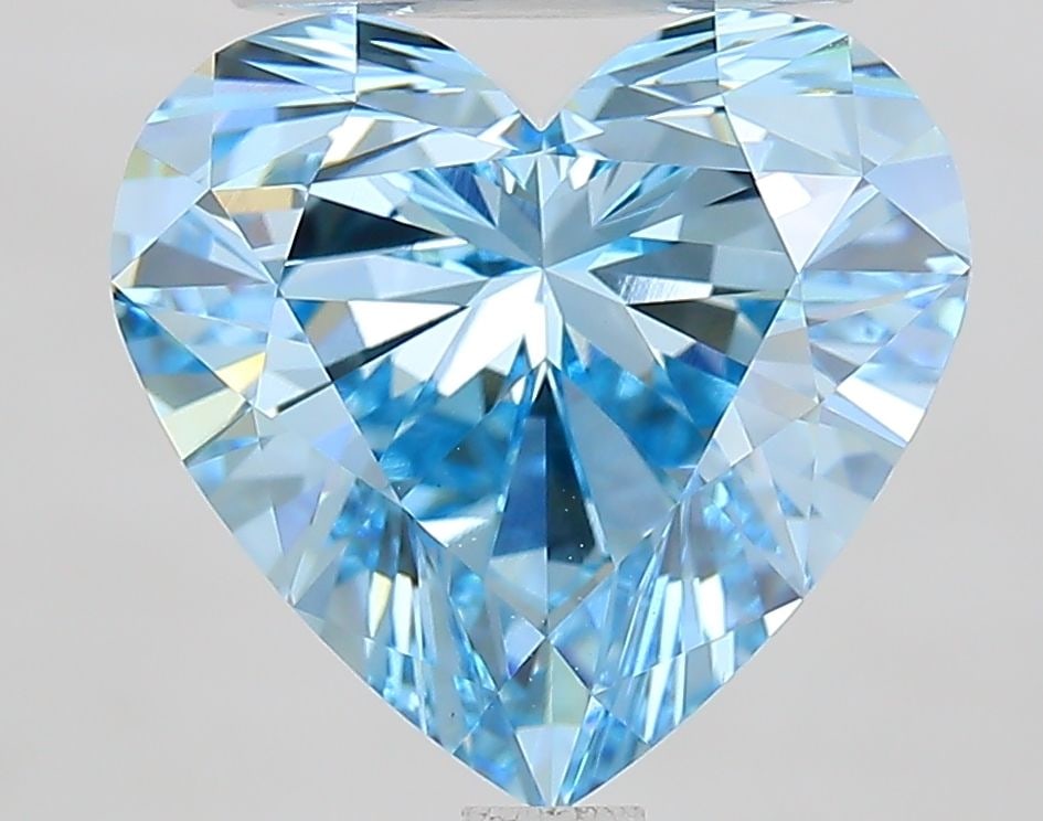 Loose Diamond - HEART 3.68ct Fancy Vivid Blue VVS2: Loose Diamond - HEART 3.68ct Fancy Vivid Blue VVS2 Source: This is a real non-mined Diamond that has been grown in a lab Shape: HEART Carats: 3.68 Color: Fancy Vivid Blue Certification: IGI Video:
