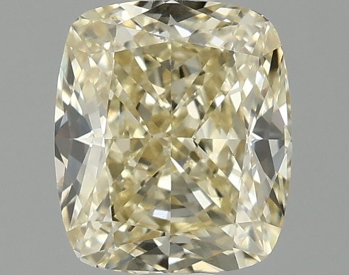 Loose Diamond - CUSHION MODIFIED 1.1ct Fancy Intense Yellow VS1: Loose Diamond - CUSHION MODIFIED 1.1ct Fancy Intense Yellow VS1 Source: This is a real non-mined Diamond that has been grown in a lab Shape: CUSHION MODIFIED Carats: 1.1 Color: Fancy Intense Yellow
