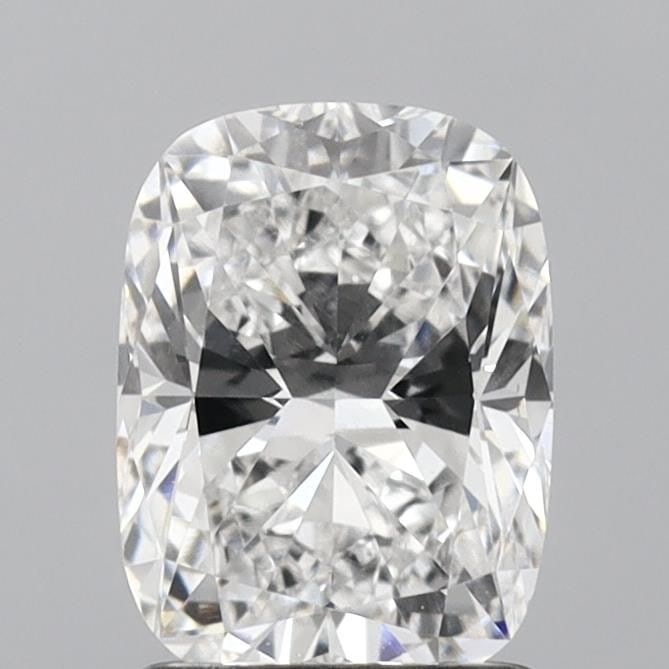 Loose Diamond - CUSHION BRILLIANT 1.62ct E VVS2: Loose Diamond - CUSHION BRILLIANT 1.62ct E VVS2 Source: This is a real non-mined Diamond that has been grown in a lab Shape: CUSHION BRILLIANT Carats: 1.62 Color: E Clarity: VVS2 Certification: IGI Th