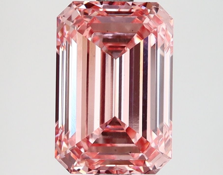 Loose Diamond - EMERALD 2.68ct Fancy Intense Pink VS1 (1 of 1)