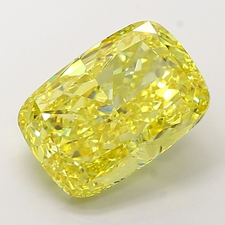Loose Diamond - CUSHION MODIFIED 9.13ct Fancy Vivid Yellow VS1: Loose Diamond - CUSHION MODIFIED 9.13ct Fancy Vivid Yellow VS1 Source: This is a real non-mined Diamond that has been grown in a lab Shape: CUSHION MODIFIED Carats: 9.13 Color: Fancy Vivid Yellow Cert