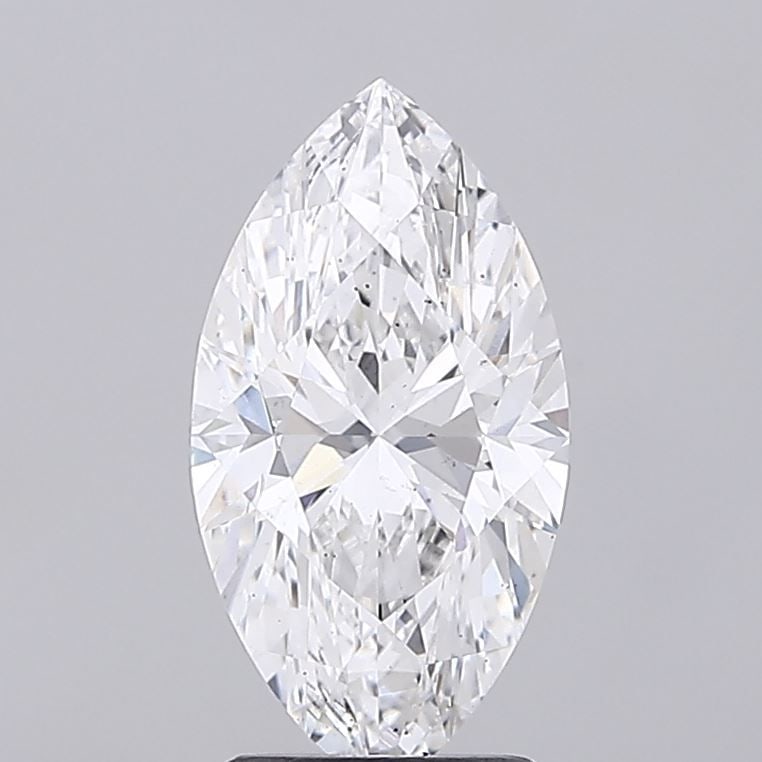 Loose Diamond - MARQUISE 2.5ct E SI1: Loose Diamond - MARQUISE 2.5ct E SI1 Source: This is a real non-mined Diamond that has been grown in a lab Shape: MARQUISE Carats: 2.5 Color: E Clarity: SI1 Certification: IGI Video: