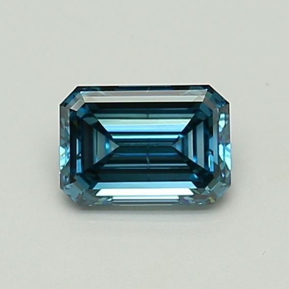 Loose Diamond - EMERALD 1.0ct Fancy Vivid Blue VS2: Loose Diamond - EMERALD 1.0ct Fancy Vivid Blue VS2 Source: This is a real non-mined Diamond that has been grown in a lab Shape: EMERALD Carats: 1.0 Color: Fancy Vivid Blue Certification: NONE Video: