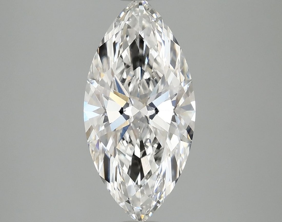 Loose Diamond - MARQUISE 2.43ct F VS1: Loose Diamond - MARQUISE 2.43ct F VS1 Source: This is a real non-mined Diamond that has been grown in a lab Shape: MARQUISE Carats: 2.43 Color: F Clarity: VS1 Certification: IGI Video: