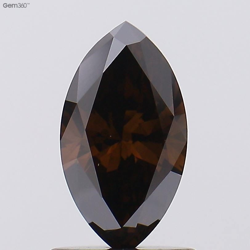 Loose Diamond - MARQUISE 0.46ct Fancy Deep Brown VS1: Loose Diamond - MARQUISE 0.46ct Fancy Deep Brown VS1 Source: This is a real non-mined Diamond that has been grown in a lab Shape: MARQUISE Carats: 0.46 Color: Fancy Deep Brown Certification: NONE Vide