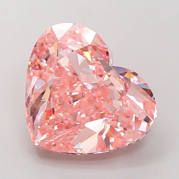 Loose Diamond - HEART 6.0ct Fancy Vivid Pink VS1: Loose Diamond - HEART 6.0ct Fancy Vivid Pink VS1 Source: This is a real non-mined Diamond that has been grown in a lab Shape: HEART Carats: 6.0 Color: Fancy Vivid Pink Certification: IGI Video: