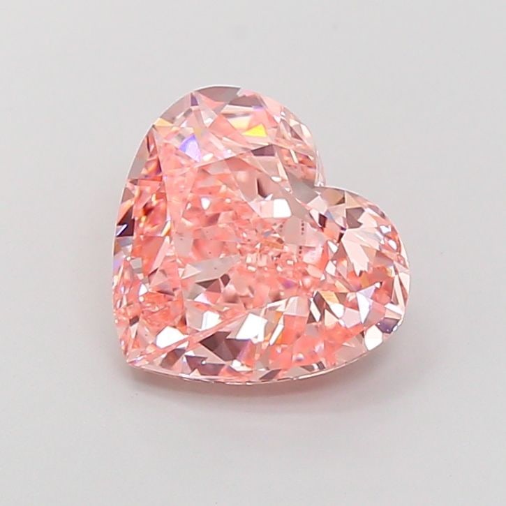 Loose Diamond - HEART 5.0ct Fancy Vivid Pink VS1: Loose Diamond - HEART 5.0ct Fancy Vivid Pink VS1 Source: This is a real non-mined Diamond that has been grown in a lab Shape: HEART Carats: 5.0 Color: Fancy Vivid Pink Certification: IGI Video: