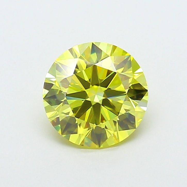 Ideal Loose Diamond - ROUND 2.01ct Fancy Intense Yellow VVS2 (1 of 1)