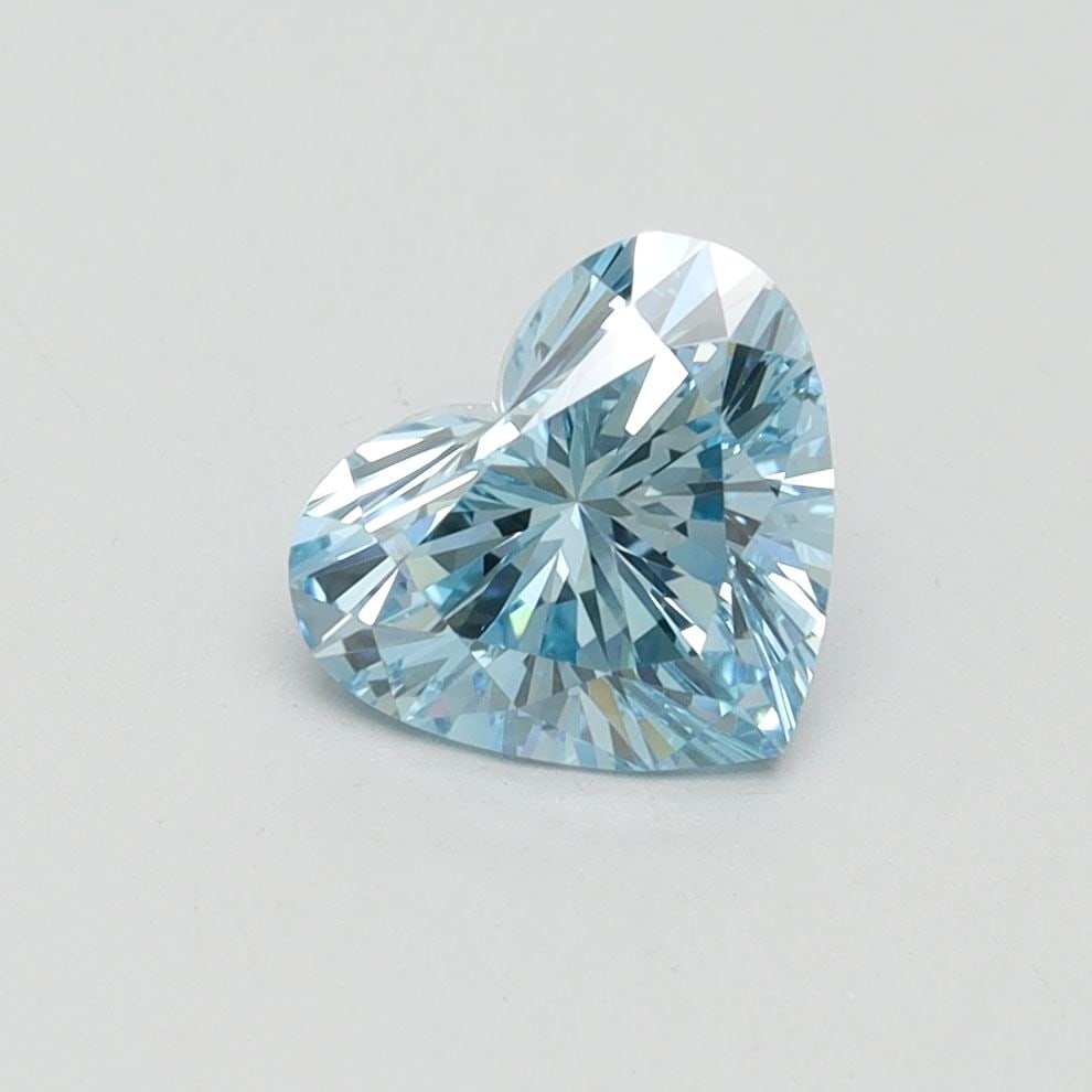 Loose Diamond - HEART 1.02ct Fancy Vivid Blue VVS2: Loose Diamond - HEART 1.02ct Fancy Vivid Blue VVS2 Source: This is a real non-mined Diamond that has been grown in a lab Shape: HEART Carats: 1.02 Color: Fancy Vivid Blue Certification: IGI Video: