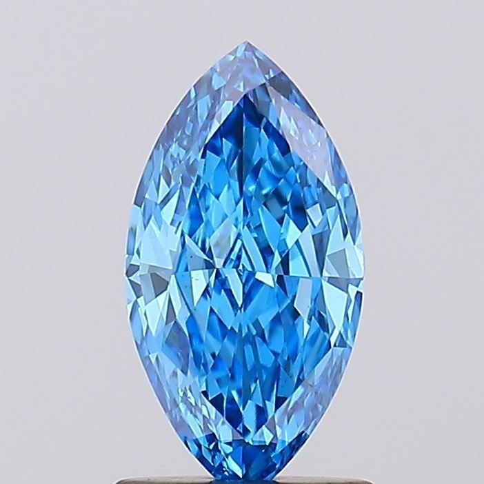 Loose Diamond - MARQUISE 1.13ct Fancy Vivid Blue VS1: Loose Diamond - MARQUISE 1.13ct Fancy Vivid Blue VS1 Source: This is a real non-mined Diamond that has been grown in a lab Shape: MARQUISE Carats: 1.13 Color: Fancy Vivid Blue Certification: IGI Video