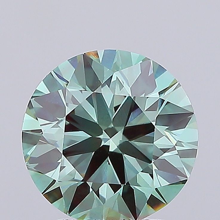 Loose Diamond - ROUND 2.99ct Fancy Vivid Green VS1: Loose Diamond - ROUND 2.99ct Fancy Vivid Green VS1 Source: This is a real non-mined Diamond that has been grown in a lab Shape: ROUND Carats: 2.99 Color: Fancy Vivid Green Certification: IGI Video: