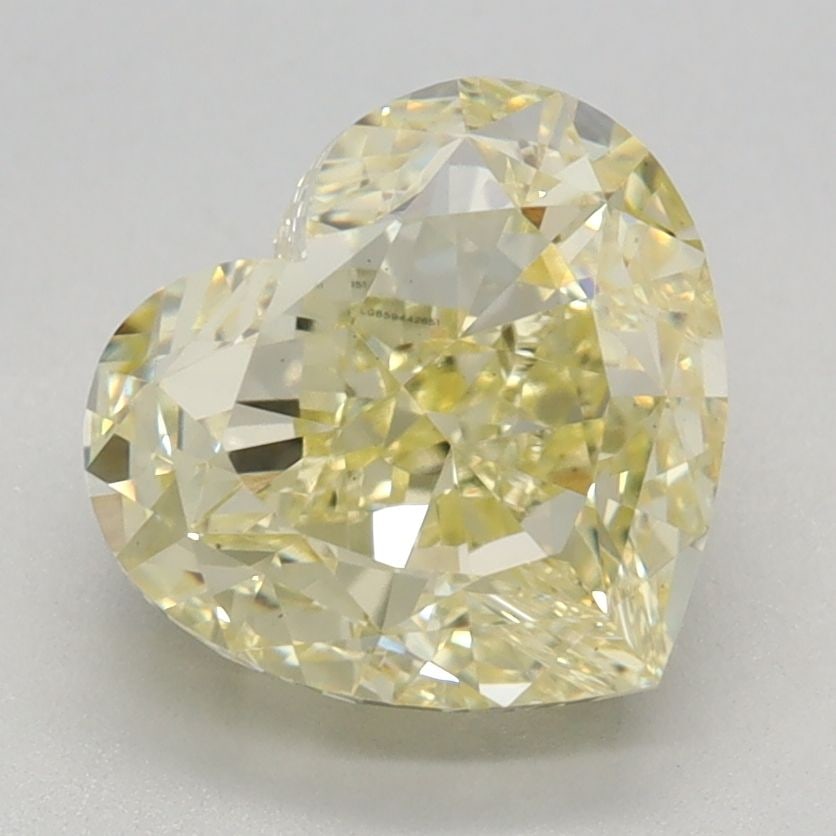 Loose Diamond - HEART 2.53ct Fancy Intense Yellow VS1: Loose Diamond - HEART 2.53ct Fancy Intense Yellow VS1 Source: This is a real non-mined Diamond that has been grown in a lab Shape: HEART Carats: 2.53 Color: Fancy Intense Yellow Certification: IGI Vid