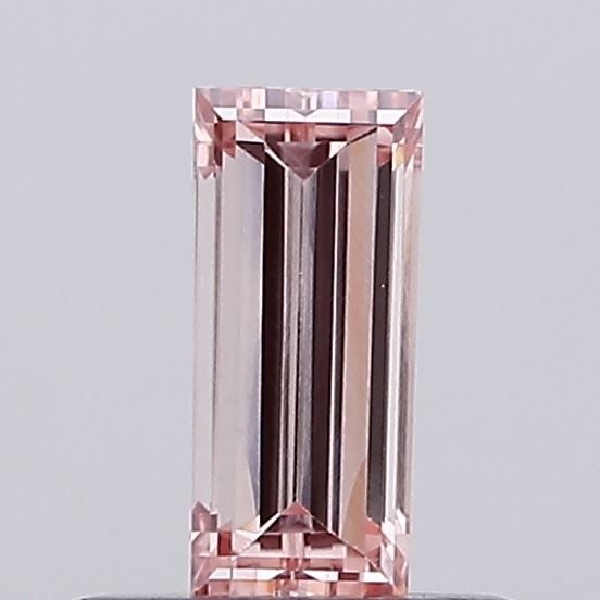 Loose Diamond - BAGUETTE 0.49ct Fancy Vivid Pink VS1: Loose Diamond - BAGUETTE 0.49ct Fancy Vivid Pink VS1 Source: This is a real non-mined Diamond that has been grown in a lab Shape: BAGUETTE Carats: 0.49 Color: Fancy Vivid Pink Certification: NONE Vide