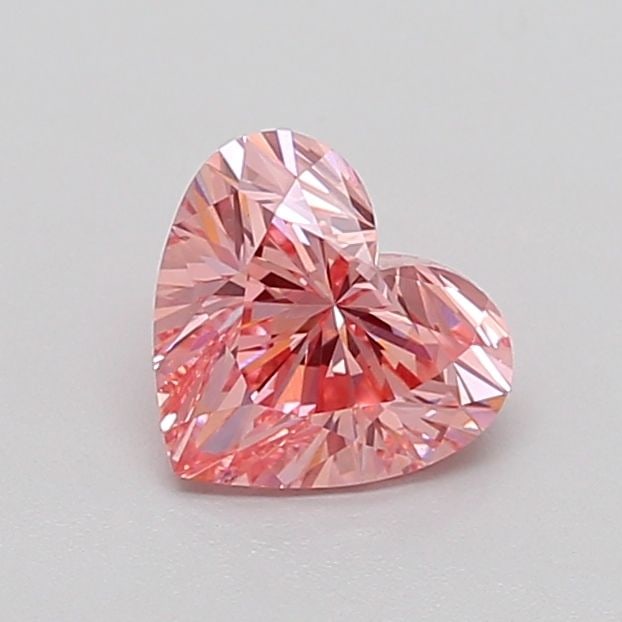 Loose Diamond - HEART 1.11ct Fancy Vivid Pink VS2: Loose Diamond - HEART 1.11ct Fancy Vivid Pink VS2 Source: This is a real non-mined Diamond that has been grown in a lab Shape: HEART Carats: 1.11 Color: Fancy Vivid Pink Certification: IGI Video: