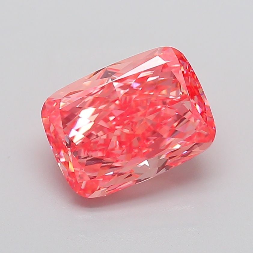 Loose Diamond - CUSHION MODIFIED 4.61ct Fancy Vivid Pink VVS2 (1 of 1)