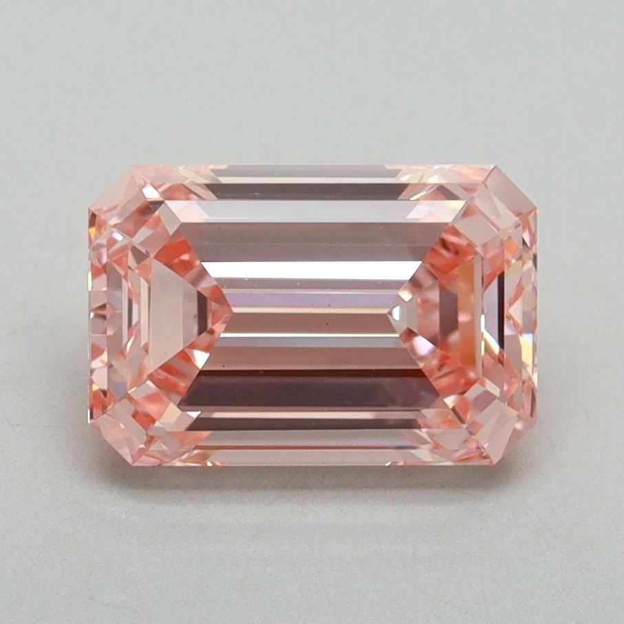 Loose Diamond - EMERALD 1.94ct Fancy Intense Pink VS1: Loose Diamond - EMERALD 1.94ct Fancy Intense Pink VS1 Source: This is a real non-mined Diamond that has been grown in a lab Shape: EMERALD Carats: 1.94 Color: Fancy Intense Pink Certification: IGI Vid