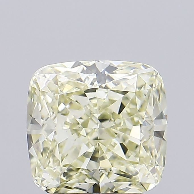 Loose Diamond - CUSHION MODIFIED 2.1ct S-T VS1: Loose Diamond - CUSHION MODIFIED 2.1ct S-T VS1 Source: This is a real non-mined Diamond that has been grown in a lab Shape: CUSHION MODIFIED Carats: 2.1 Color: S-T Certification: IGI Video: